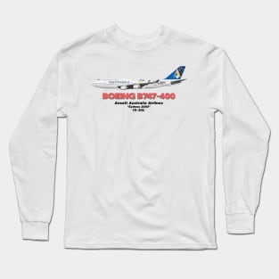 Boeing B747-400 - Ansett Australia Airlines "Sydney 2000" Long Sleeve T-Shirt